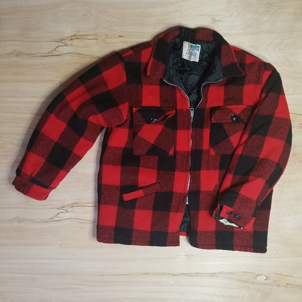 Vintage Montgomery Ward Plaid Jacket